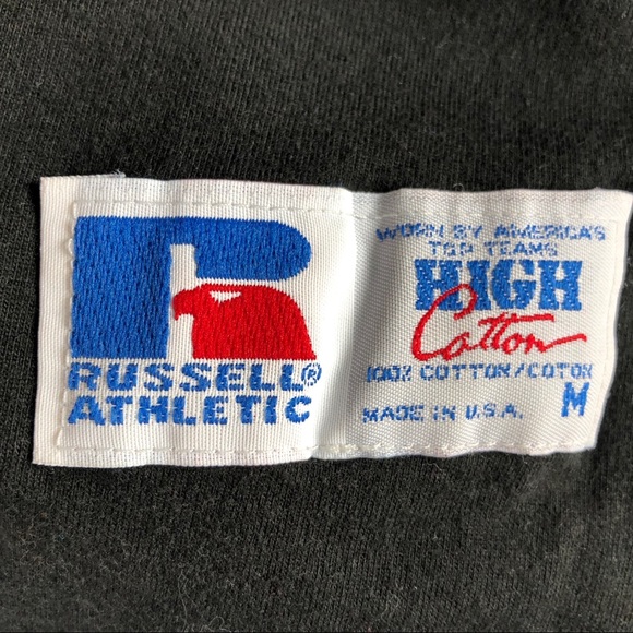 Vintage Russell Athletic black short sleeve tee - Picture 3 of 4